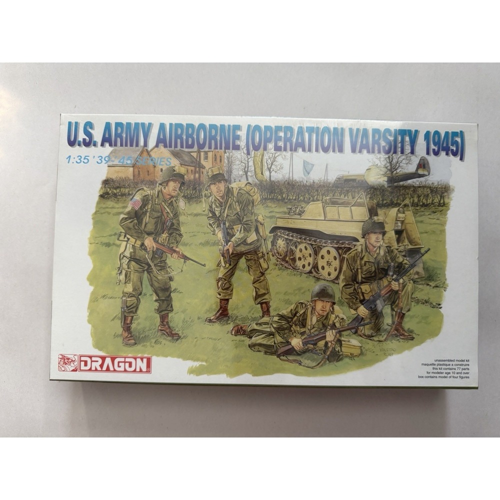 Dragon 6148 US Army Airborne Operation Varsity 1945 1:35 Figures Model Kit